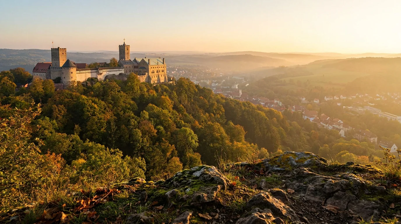 Wartburgkreis und Wartburgstadt Eisenach — Einzugsgebiet der Praxis Dr. Döbel