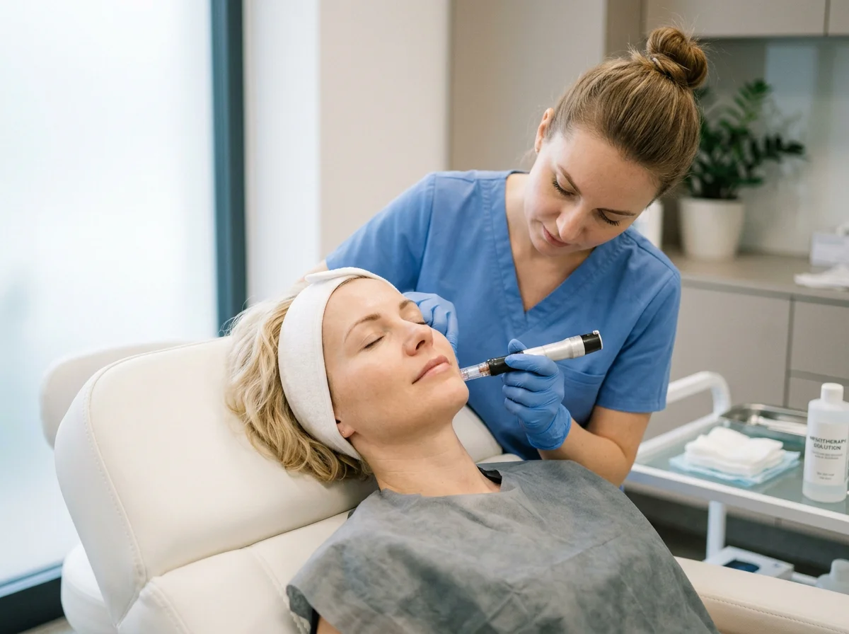 Mesotherapie-Behandlung in der Praxis Dr. Döbel